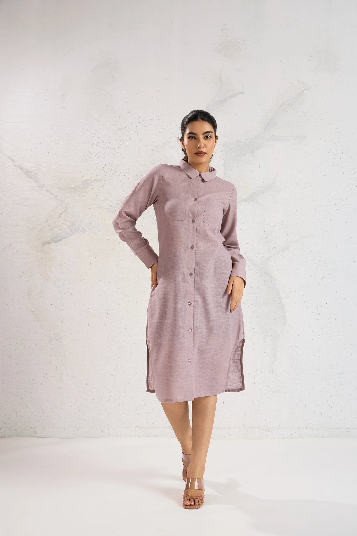 Serene Stroll Longline Shirt