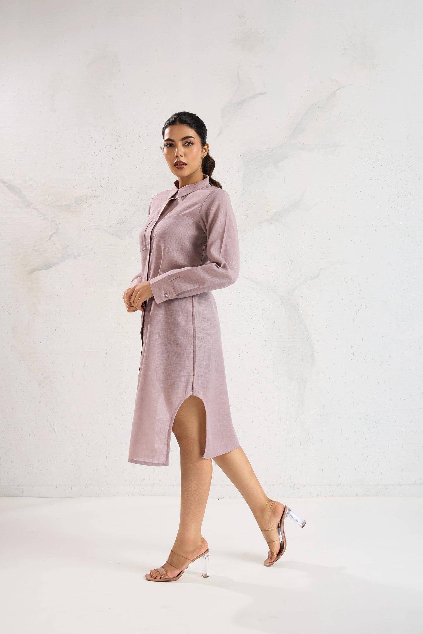 Serene Stroll Longline Shirt