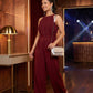 Chic Wine Jumpsuit