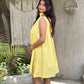 Buttercup Pleated Cotton Dress