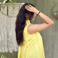 Buttercup Pleated Cotton Dress