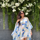 Triton’s Conch One-Shoulder Blue Dress