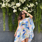 Triton’s Conch One-Shoulder Blue Dress
