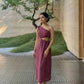 Midnight Curve Side Slit Dress