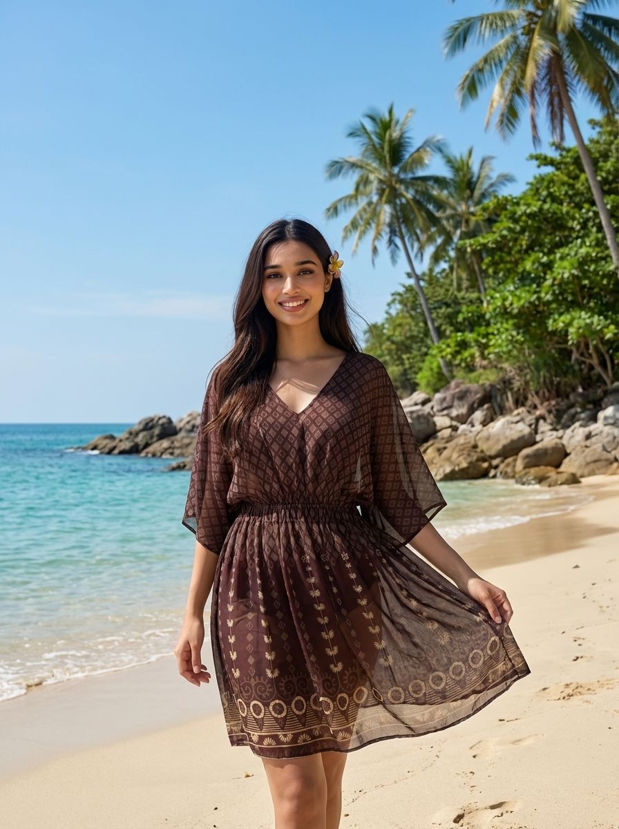 Uncharted Reef V-Neck Tunic