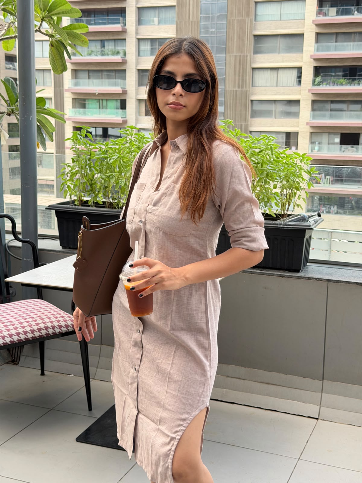 Serene Stroll Longline Shirt