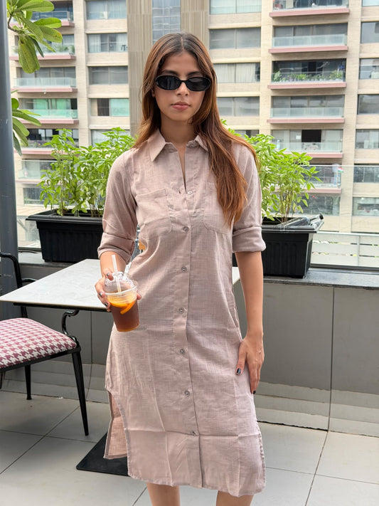 Serene Stroll Longline Shirt
