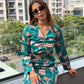 Leopard Satin Asian Co-ord
