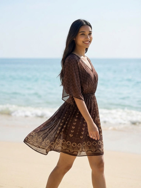 Uncharted Reef V-Neck Tunic