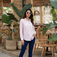 Blush Poise Satin Shirt
