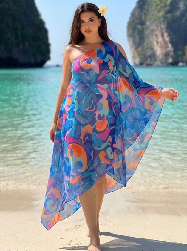 Triton’s Conch One-Shoulder