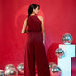 Chic Wine Jumpsuit