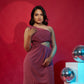 Midnight Curve Side Slit Dress